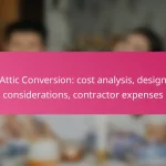 Attic Conversion: cost analysis, design considerations, contractor expenses