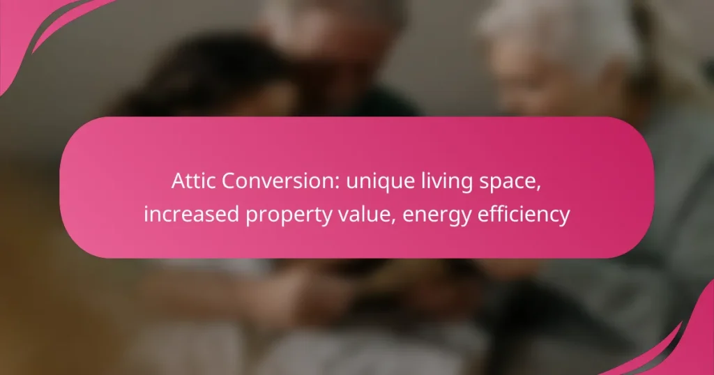 Attic Conversion: unique living space, increased property value, energy efficiency