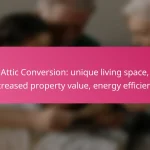 Attic Conversion: unique living space, increased property value, energy efficiency
