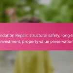 Foundation Repair: structural safety, long-term investment, property value preservation
