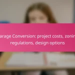 Garage Conversion: project costs, zoning regulations, design options