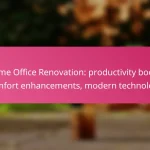 Home Office Renovation: productivity boost, comfort enhancements, modern technology