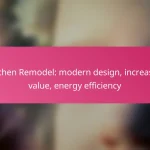 Kitchen Remodel: modern design, increased value, energy efficiency