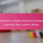 Living Room Update: enhanced ambiance, improved flow, modern design
