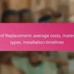 Roof Replacement: average costs, material types, installation timelines