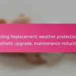 Siding Replacement: weather protection, aesthetic upgrade, maintenance reduction